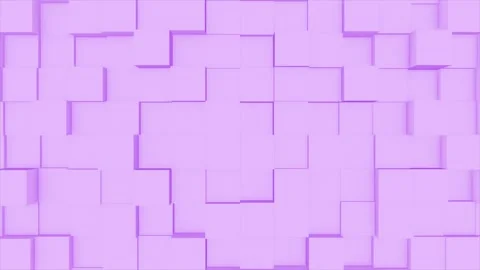 Purple simple and elegant 3d squares geometrical futuristic background  Stock-Footage 307671294