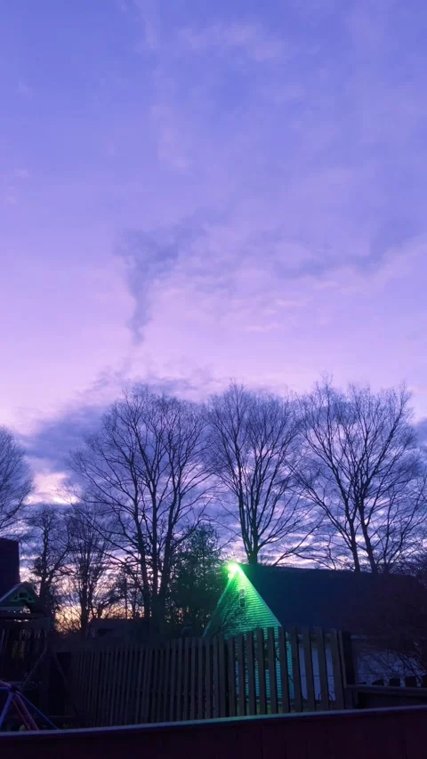 Purple sky Video stock 279521783