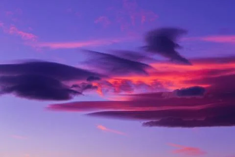 Purple Sky Stock-Fotos