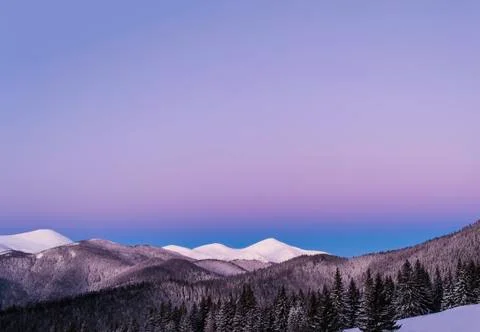 Purple sky Stock Photos