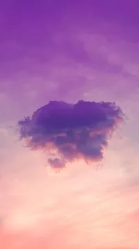 Purple Sky Fotos Stock
