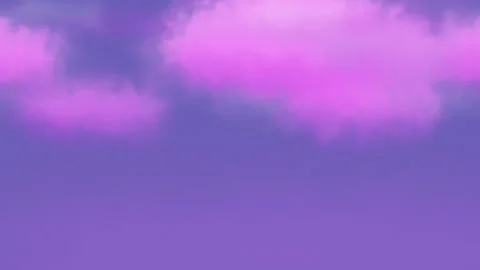 Purple Sky With Soft Pink Clouds Flowing at Top Loop Background Video stock 333302793