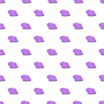 Purple slippers seamless pattern for textile and print Stock Illustration