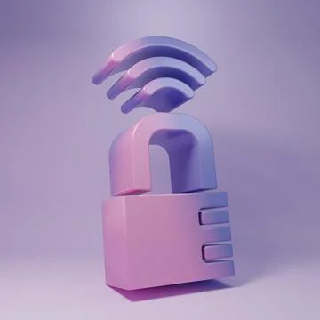 Purple Smart safe combination lock icon isolated on purple background. Comb.. Stock Illustration