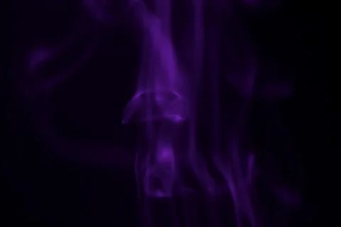 Purple smoke blurred Stock Photos