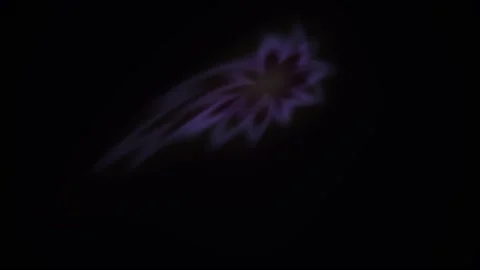 Purple Smoke Effect on Black Background. Stock Footage 340040912