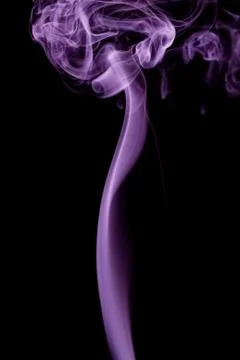 Purple smoke Stock Photos