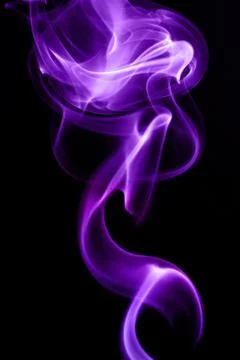 Purple smoke Stock Photos