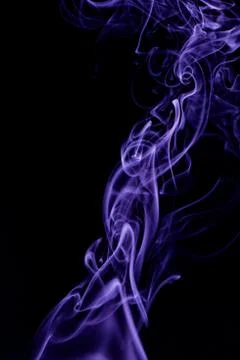 Purple smoke Stock Photos
