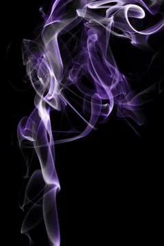 Purple smoke Stock Photos