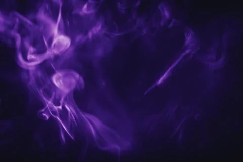 Purple smoke Stock Photos
