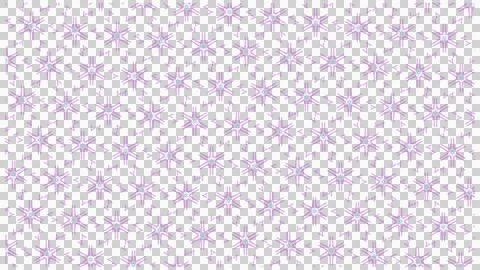 Purple Snowflake Pattern on White Background 스톡 일러스트