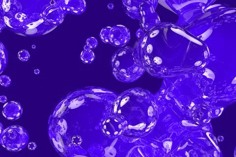 Purple soap shining liquid or slime abstract gradient