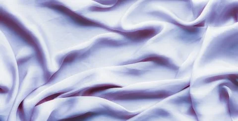 Purple soft silk texture, flatlay background Stock Photos