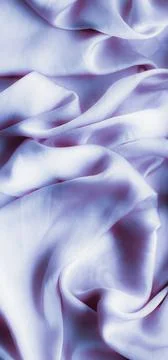 Purple soft silk texture, flatlay background Elegant fabric texture, abstr... Stock Photos