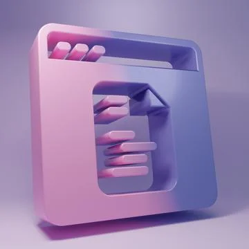 Purple Software, web developer programming code icon isolated on purple bac.. Stock Illustration