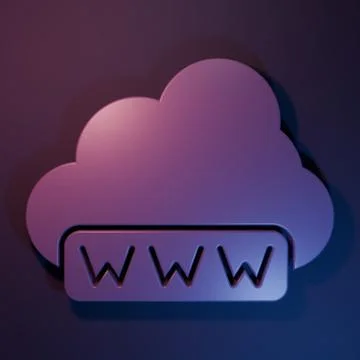 Purple Software, web development, programming concept icon isolated on purp.. Stock Illustration