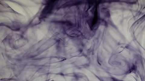 Purple soluble inks in water Stock Footage 68156984