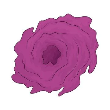 Purple space vortex illustration Stock Illustration