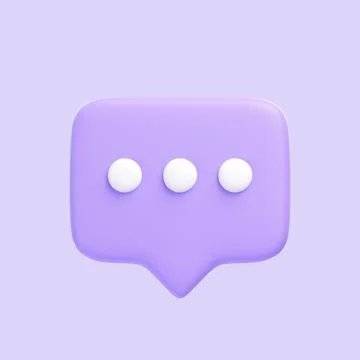 Purple speech bubble icon isolated on purple background Illustrazione stock