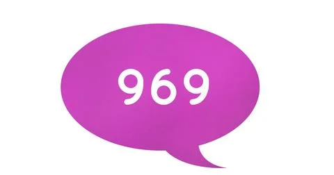 Purple speech bubble with numbers 4k Stock Illustration