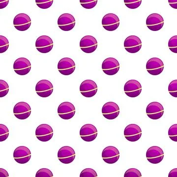 Purple spheres creating seamless abstract pattern background Stock Illustration