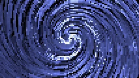 Purple spiral. abstract pixel background Stock Footage 82471257