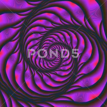 Purple Spiral Stock Illustration
