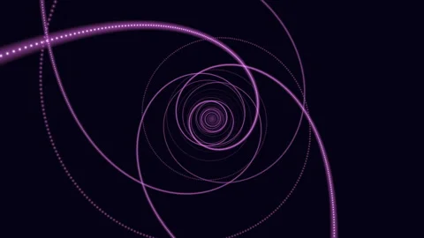 Purple spiral motion in clockwise direction with dark center Stock-Footage 316796649