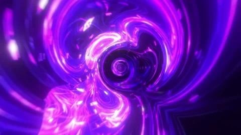 Purple Spiral Tunnel VJ Loop Stock Footage 329998020