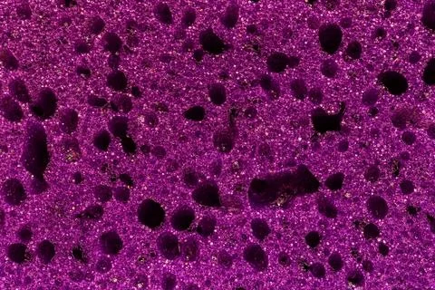 Purple sponge texture background, high detailed pattern surface photo Stock Photos