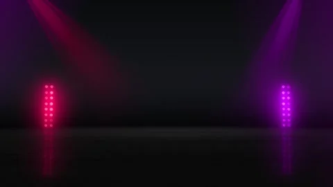 Purple spotlight stage loop animation Stock Footage 293997148