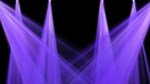 Purple Spotlights seamless loop on Black &amp; Transparent Backgrounds Stock Footage 292867818