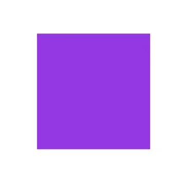 Purple square basic simple shapes isolated on white background, geometric squ Stock Illustration