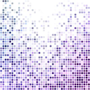 Purple square mosaic vector background design Stock Illustration