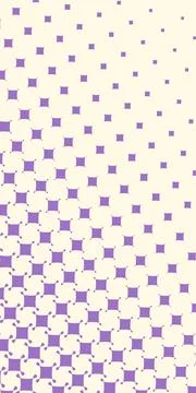 Purple square motifs shift in scale across a warm cream field, forming a fl.. Stock Illustration