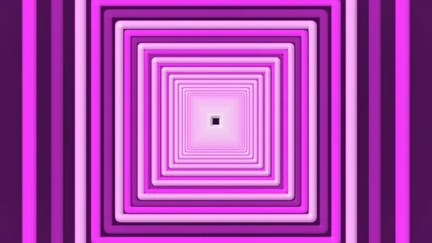 Purple Square Tunnel Move Video stock 99867357