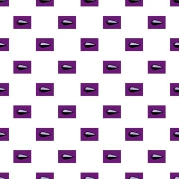 Purple squares with abstract tear drop shapes creating pattern Illustrazione stock