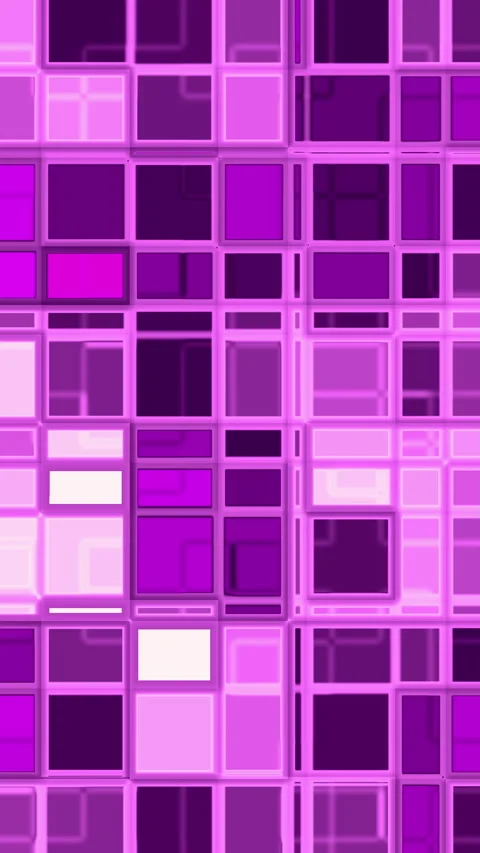 Purple squares arranged in a grid pattern. Stock Footage 289052140