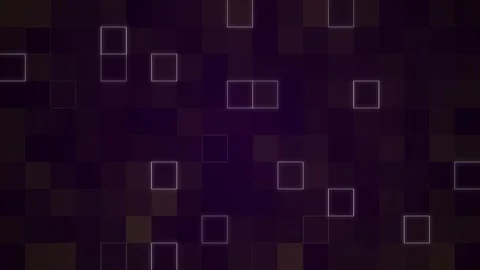 Purple squares on black background. 스톡 동영상 332722834