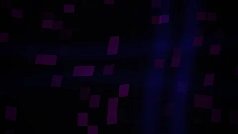 Purple Squares on Black Background. Stock Footage 340040982