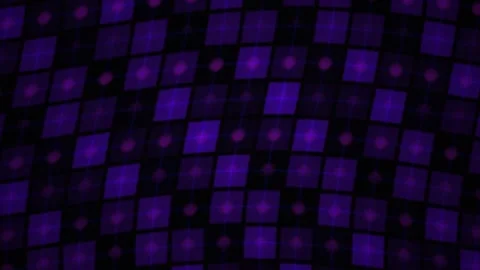 Purple Squares on Black Background. Stock Footage 340041010