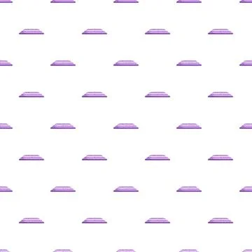 Purple stairs pattern repeating on white background 库存插图