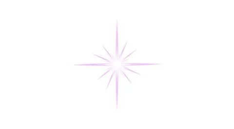 Purple Starburst Light Effect Glow Spark Abstract Background Stock Illustration