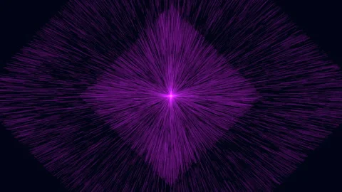 Purple starburst light rays background, abstract space warp speed motion Stock Footage 330078917