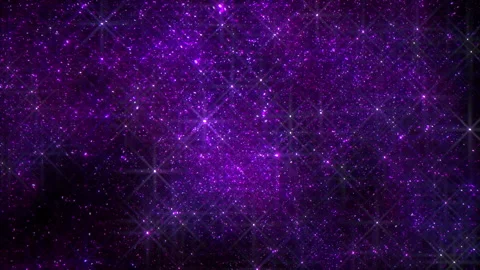Purple stardust on a vibrant background Stockbeeldmateriaal 300779336