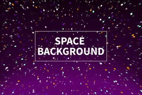 Purple starry background Stock Illustration
