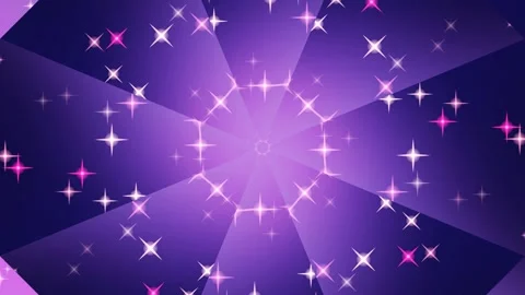 Purple Starry Night Sky Background Animation. Видео 329929079