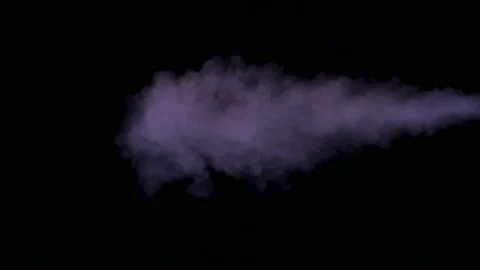 Purple Steam Jet Stock Footage 89547786