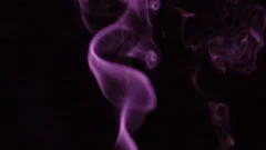 Purple Smoke On A Black Background Tote Bag by Gm Stock Films 